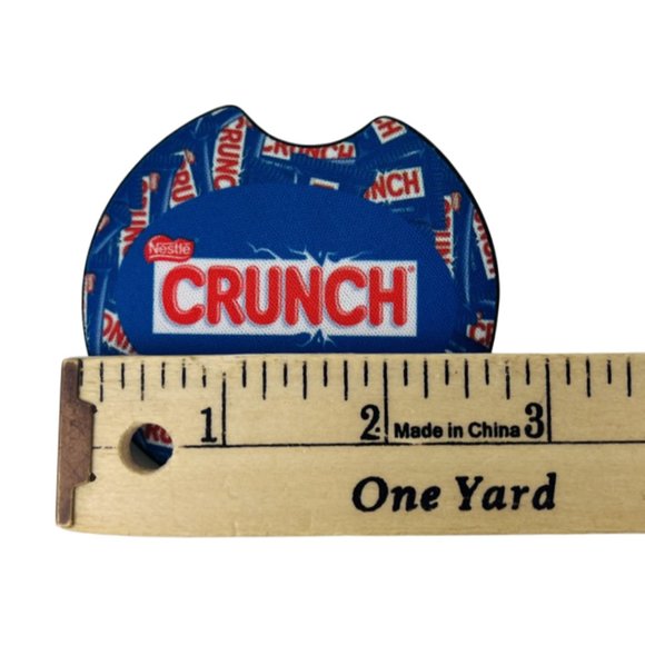 Car Coasters Crunch Nestle Chocolate Candy Bar Snack Set of 2 Neoprene B - Picture 6 of 8
